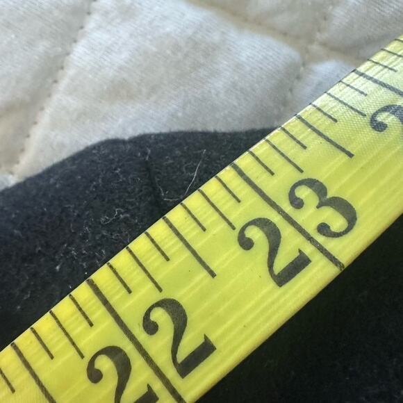 DKNY Womens Coat Wool Ruffle Front Wool Blend Knee Length Winter Whimsigoth | 2P - Picture 16 of 16